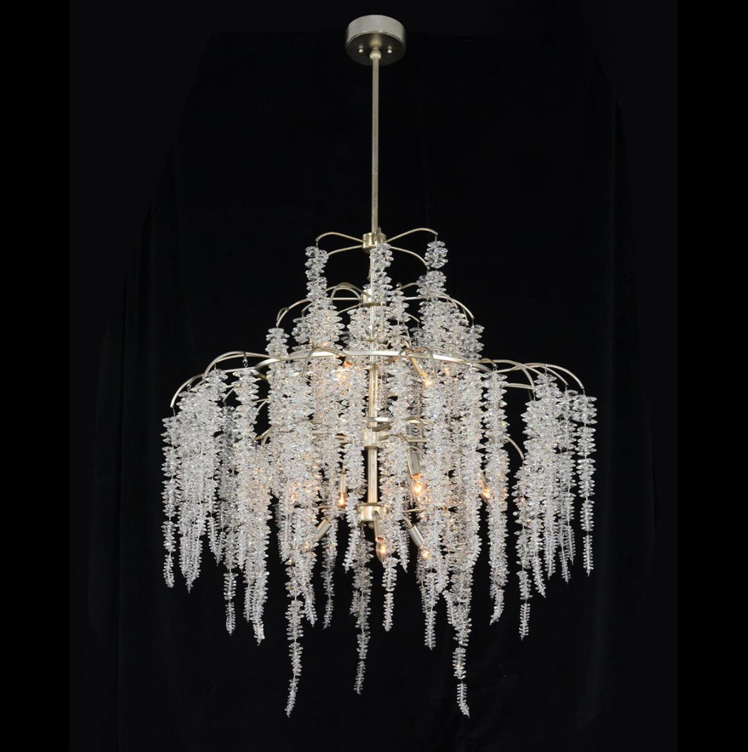 Aries Cascading Crystal Chandelier (2 Sizes Available)