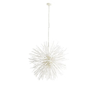 Sonia Large White Lacquer Chandelier