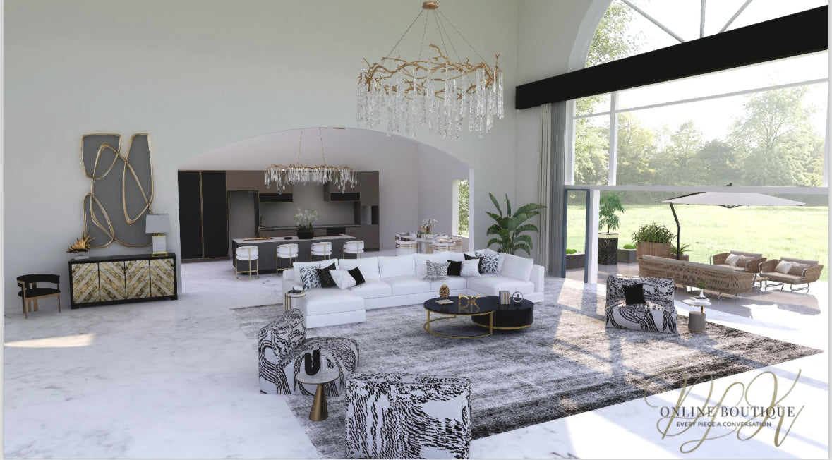 Luxe In Person Curation Design Service (In Person 3D Floor Plan & Video With Furnishings)