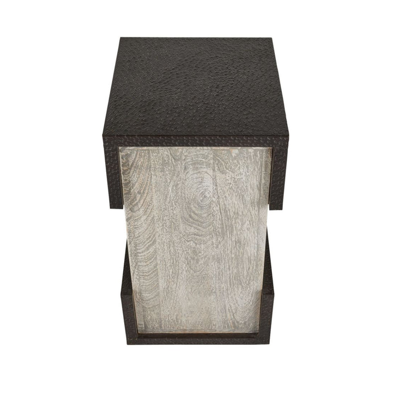 Exeter Black & Grey Accent Table