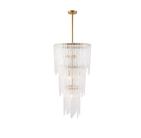 Raine Gold & Glass Chandelier