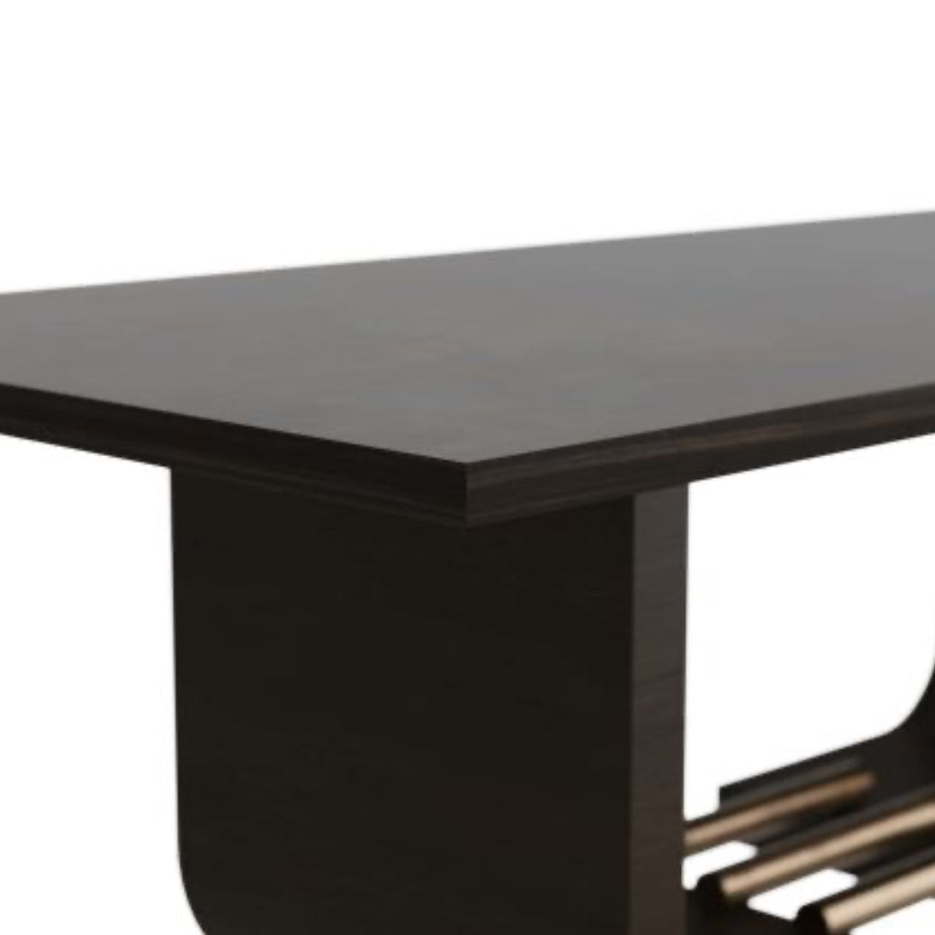 Ralston Bronze & Charcoal Dining Table