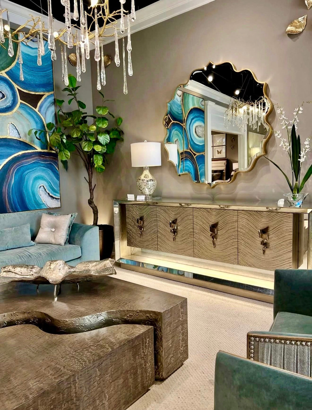 Shaya 57” Mirror - Luxury Living Collection