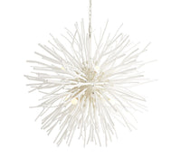 Sonia Large White Lacquer Chandelier