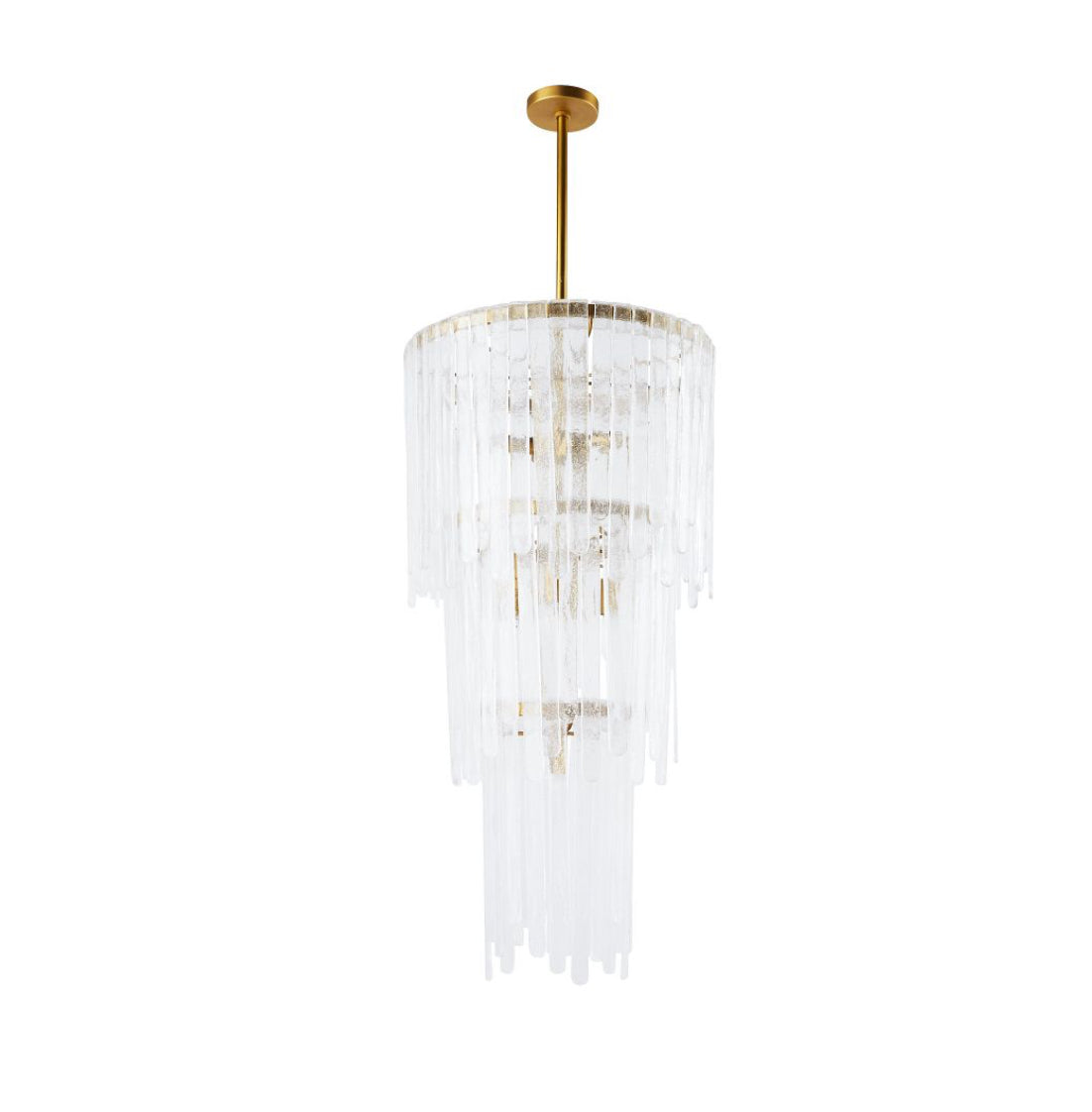 Raine Gold & Glass Chandelier