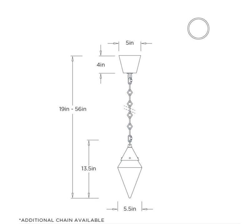 Park Crystal Pendant - Luxury Living Collection