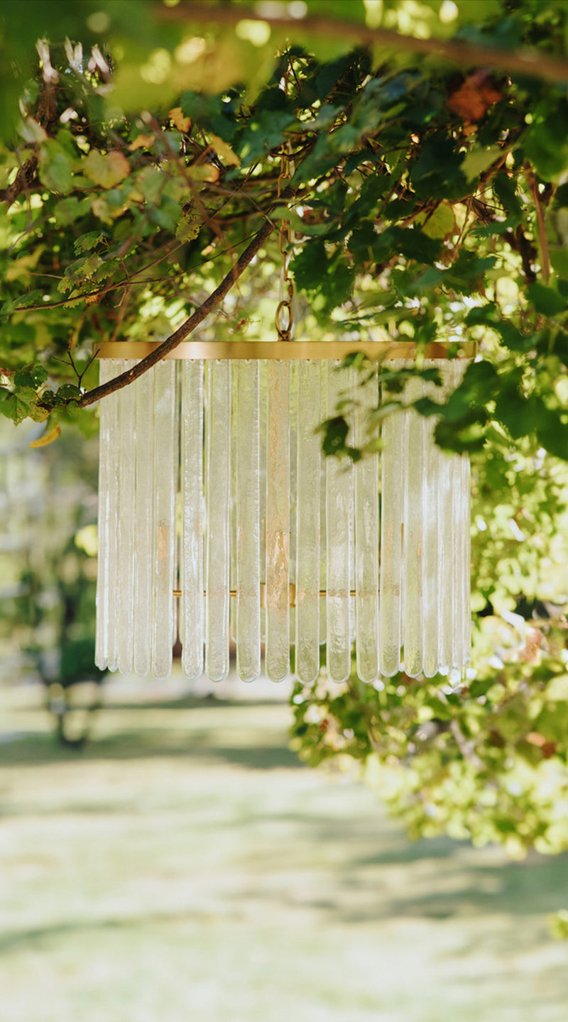 Paige Brushed Brass Pendant