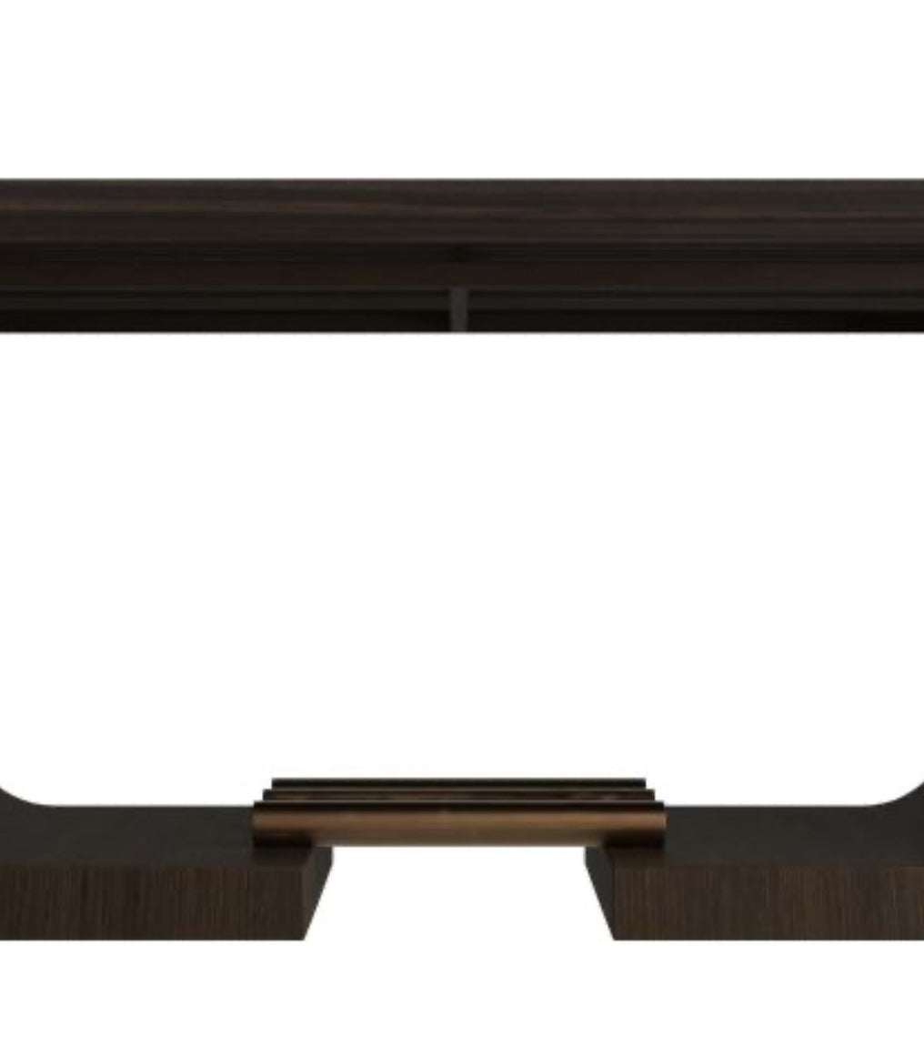 Ralston Bronze & Charcoal Dining Table