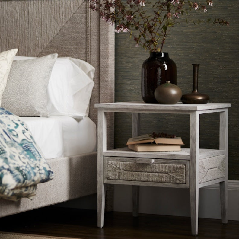 SANTA BARBARA NIGHTSTAND, WHITE SAND