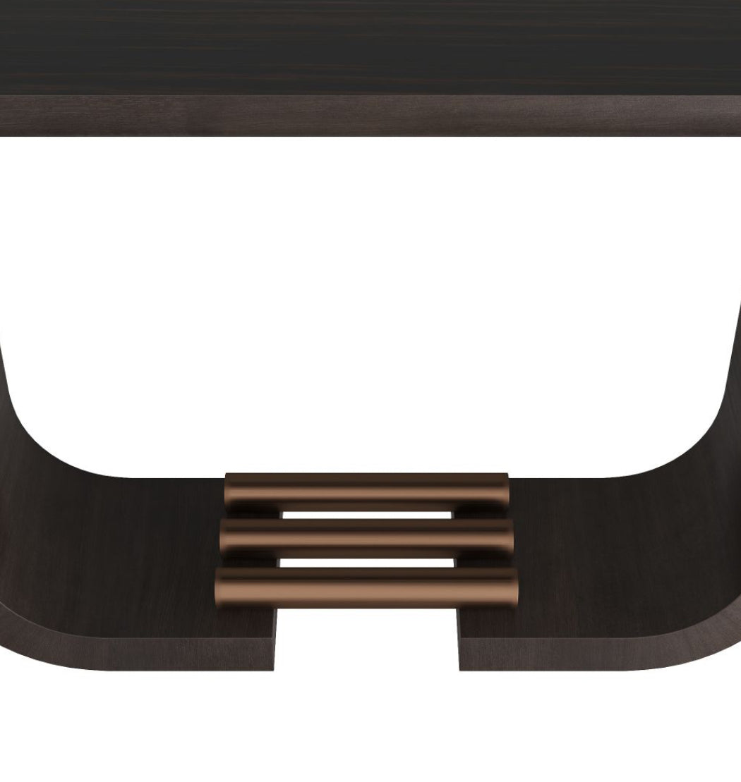 Ralston Bronze & Charcoal Console Table