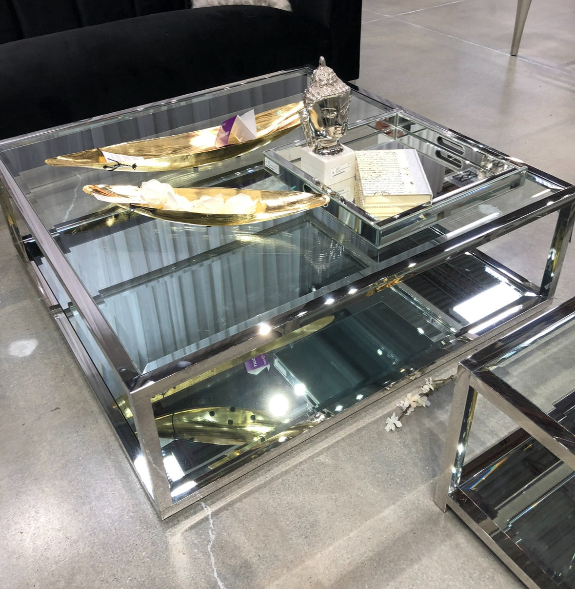 Paradisium Square Silver Coffee Table