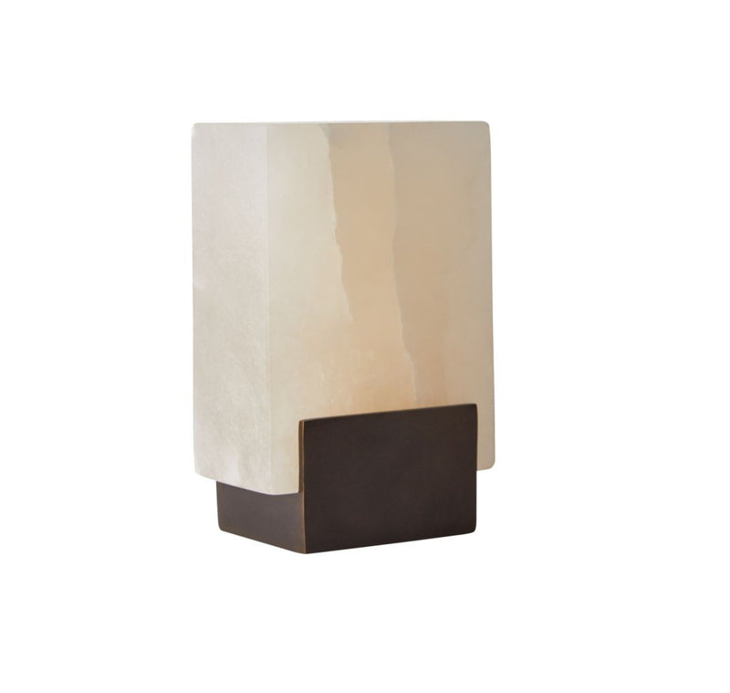 Tolliver Alabaster & Bronze Bookends (Set of 2)