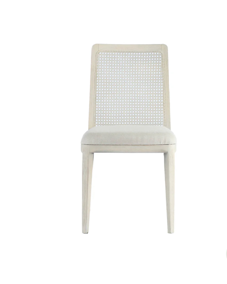 Cane Beige/White Frame Dining Chair (Set of 2)