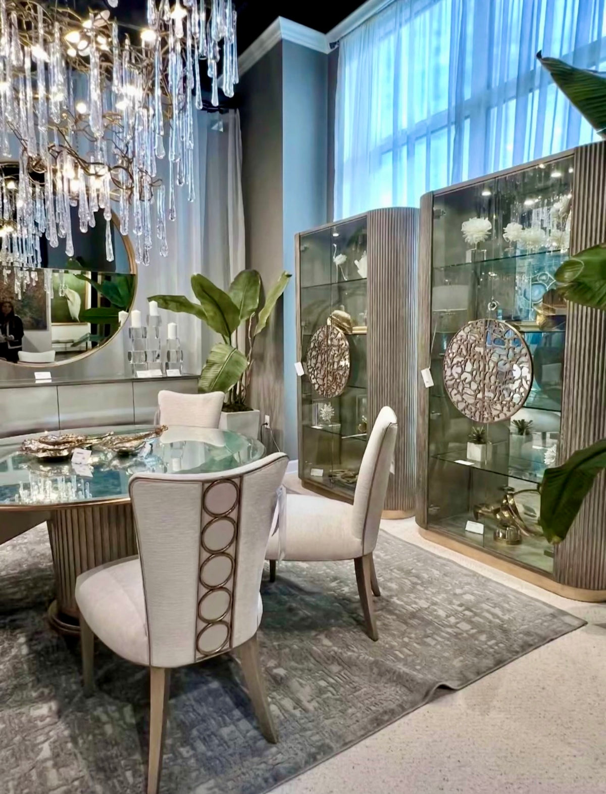 Stella Ivory & Valyrian Gold Dining Chair