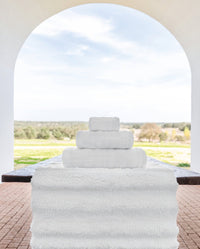 Alentejo White Luxury Bath Rug