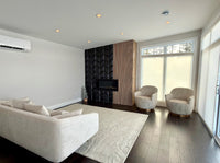 Tayler Performance Fabric & Gold Sofa