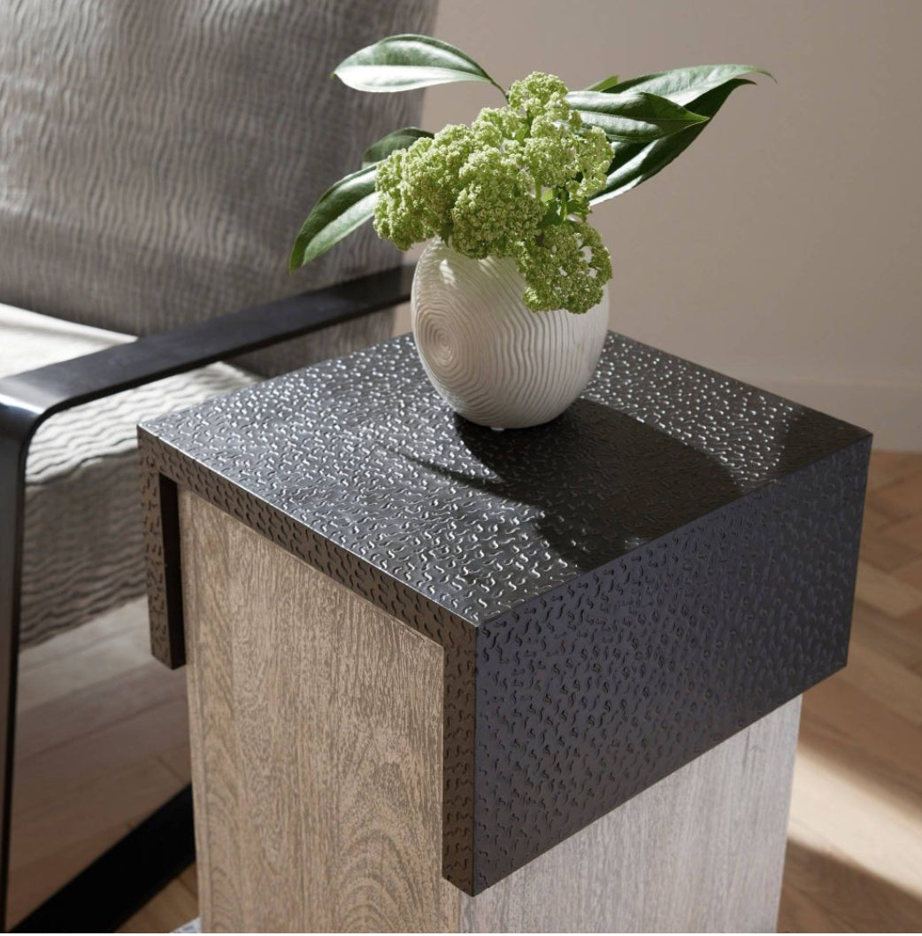 Exeter Black & Grey Accent Table