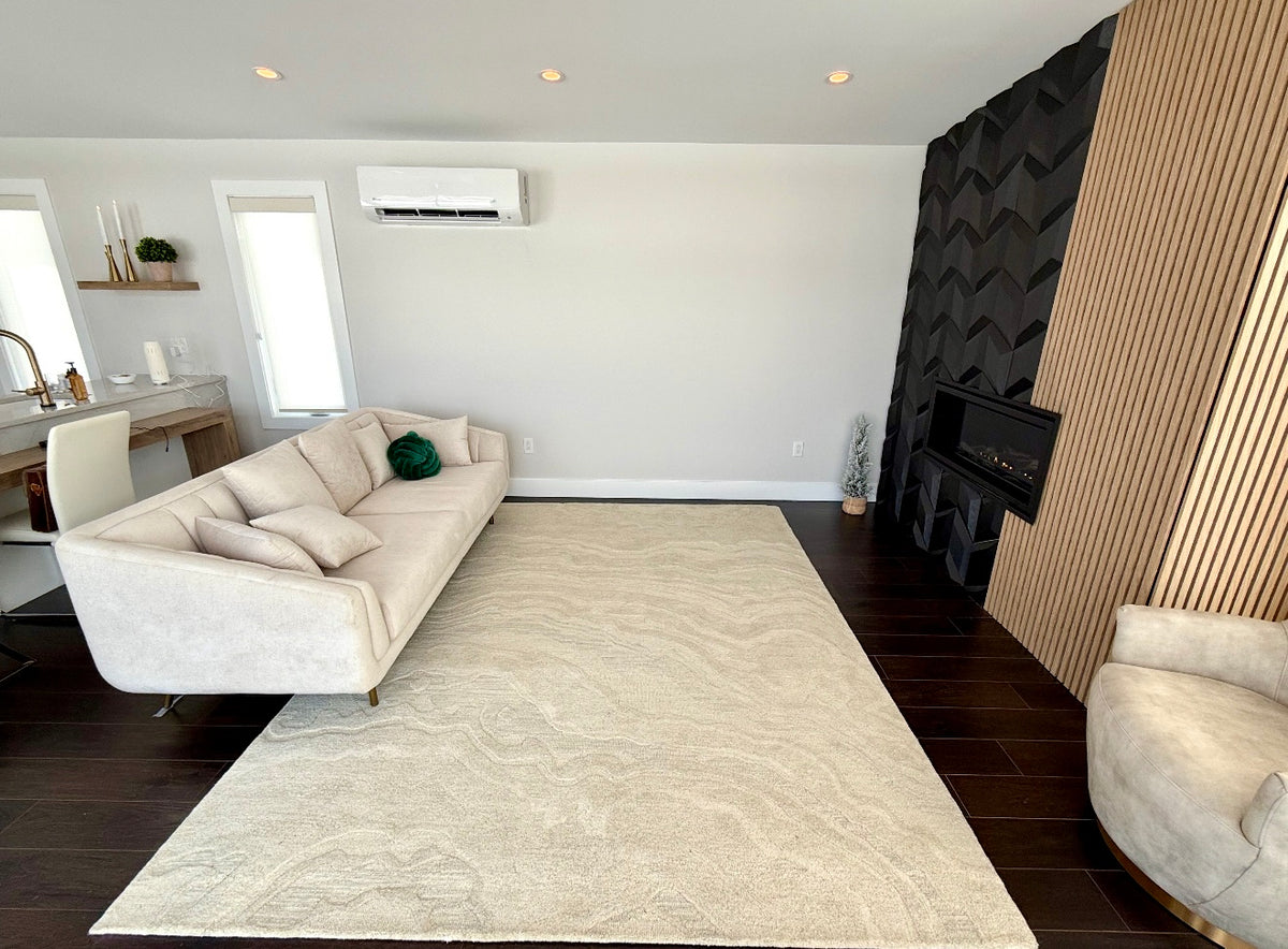 Tayler Performance Fabric & Gold Sofa