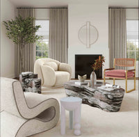 Covet Cream Performance Boucle Accent Chair