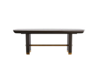 Pembroke Gold & Black Dining Table