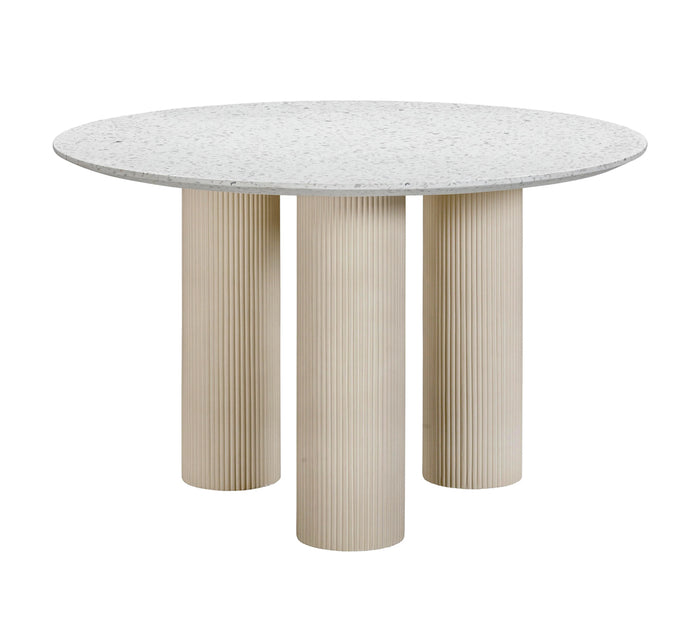 Terrazzo Concrete Indoor / Outdoor 47" Round Dining Table