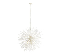 Sonia Large White Lacquer Chandelier