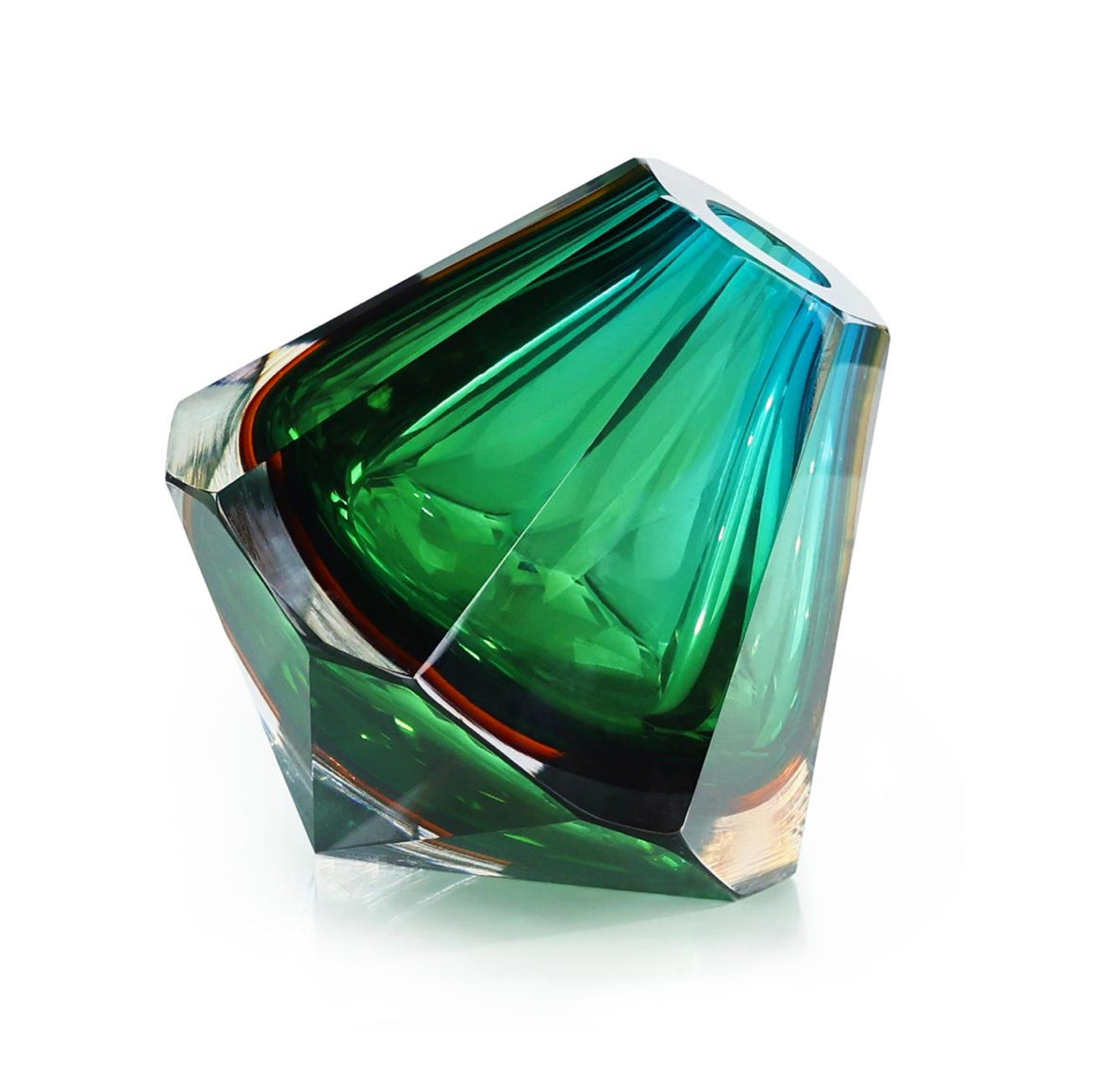 Emerald Diamond Prism Sculpture (2 Sizes Available)