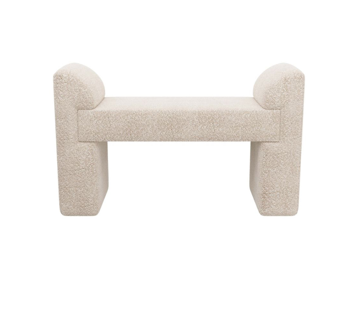 Windemere Cream Sherpa Bench