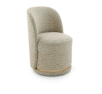 Lina Chetah Creme Dining Chair