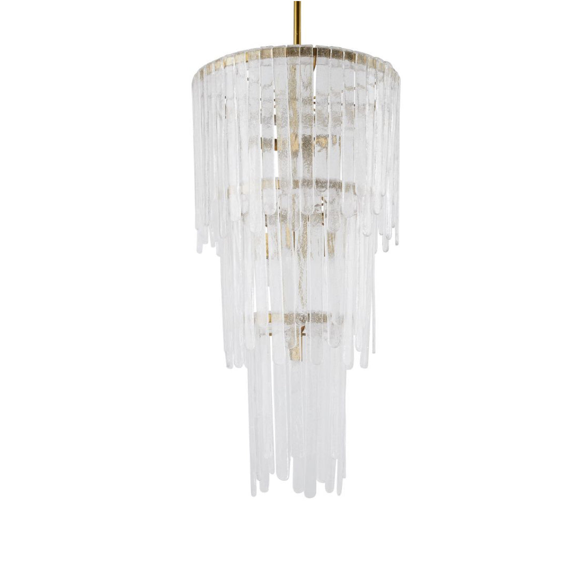 Raine Gold & Glass Chandelier