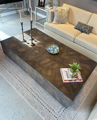 Braxton 72” Walnut Curl Coffee Table