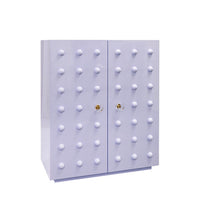 Sammi 40" Lavinder Lacquer Storage Cabinet