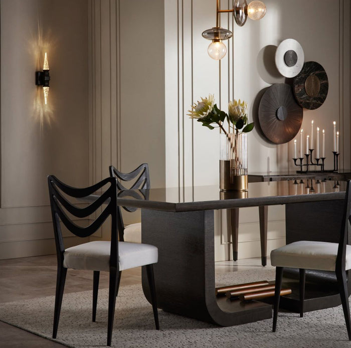 Ralston Bronze & Charcoal Dining Table