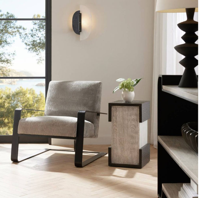 Exeter Black & Grey Accent Table