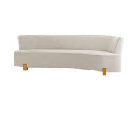 Claude White Linen Sofa