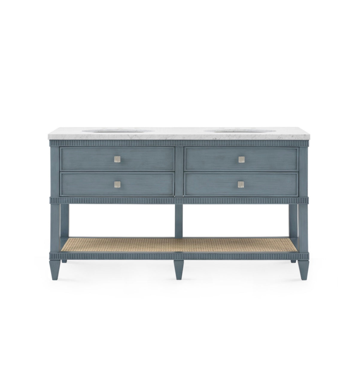 Davina 2-Drawer Table With 60" Marble Vanity Top Bath Vanity (Copy)