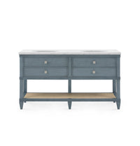 Davina 2-Drawer Table With 60" Marble Vanity Top Bath Vanity (Copy)