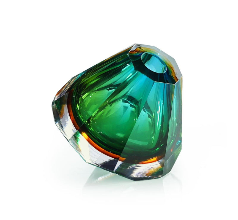 Emerald Diamond Prism Sculpture (2 Sizes Available)