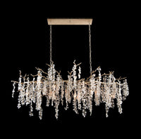 Willow Fifteen-Light Glass Chandelier - Luxury Living Collection