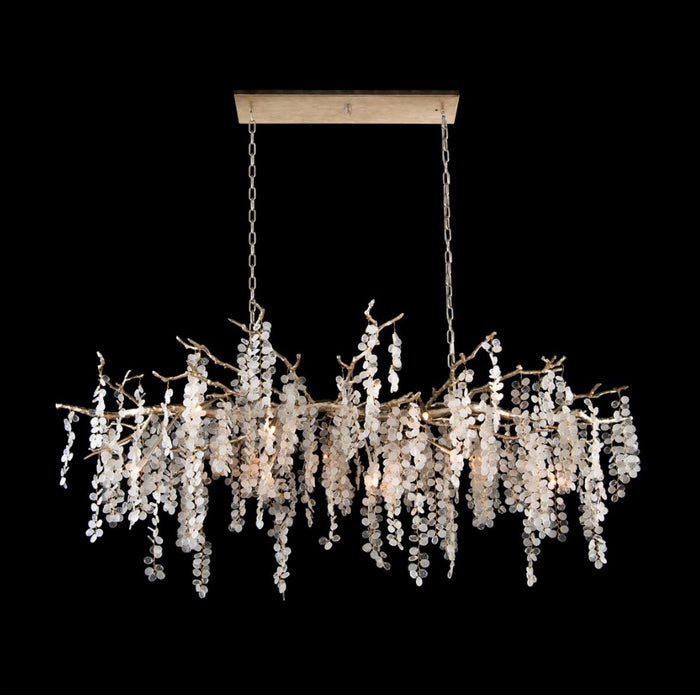 Willow Fifteen-Light Glass Chandelier - Luxury Living Collection
