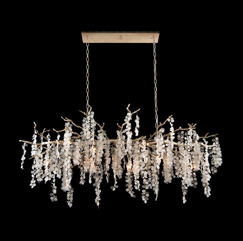 Willow Fifteen-Light Glass Chandelier - Luxury Living Collection