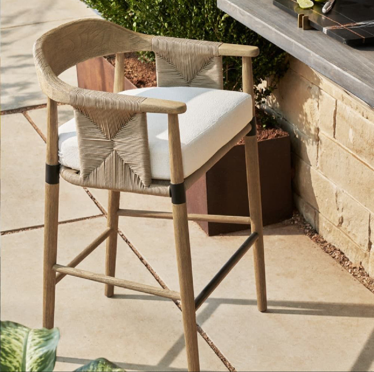 Estes Outdoor Counter Stool