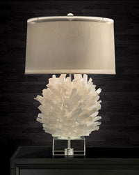 Charvi Selenite Table Lamp I - Luxury Living Collection