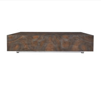 Braxton 72” Walnut Curl Coffee Table