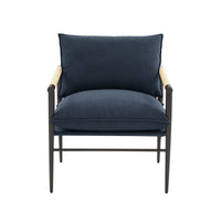 Carlie Navy Accent Chair - Luxury Living Collection
