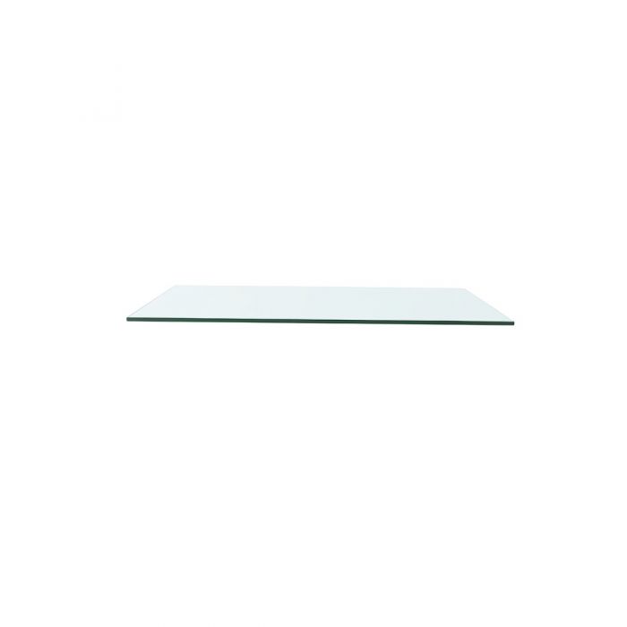Vani 3 Drawer Side Table Glass Top, Clear - Glass Only