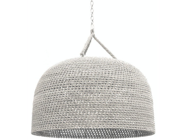 Green Oaks Oversized Pendant - White Sand