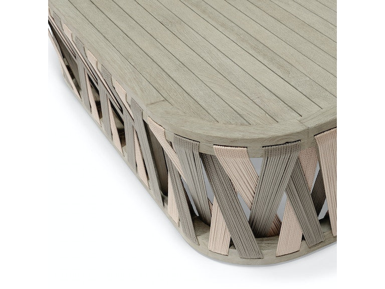 Boca 60" Grey Outdoor Coffee Table