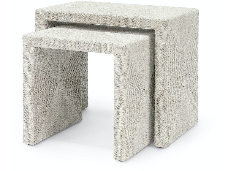 Woodside Nesting Tables (Set of Two) - White Sand