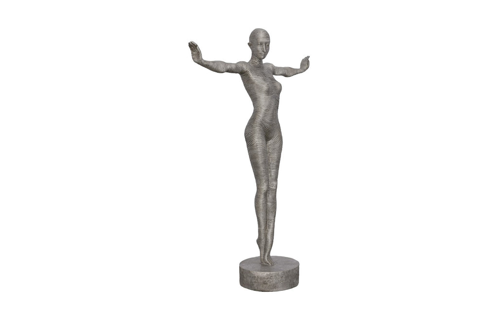 Stretch Standing Sculpture Aluminum